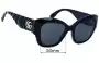 Sunglass Fix Replacement Lenses for Gucci GG0808S - 53mm Wide 