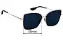 Sunglass Fix Replacement Lenses for Krewe Dolly - 59mm Wide 