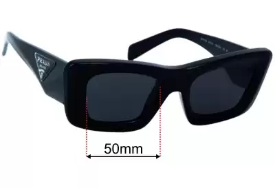 Prada SPR13Z Ersatzgläser 50mm wide 