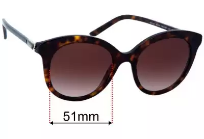 Prada SPR02Y Ersatzgläser 51mm wide 
