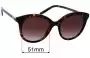 Sunglass Fix Ersatzgläser für Prada SPR02Y - 51mm Wide 