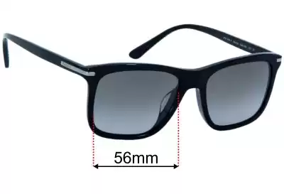 Prada SPR18W-F Ersatzgläser 56mm wide 