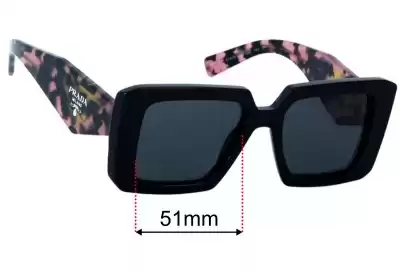 Prada SPR23Y Replacement Lenses 51mm wide 