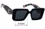 Sunglass Fix Replacement Lenses for Prada SPR23Y - 51mm Wide 