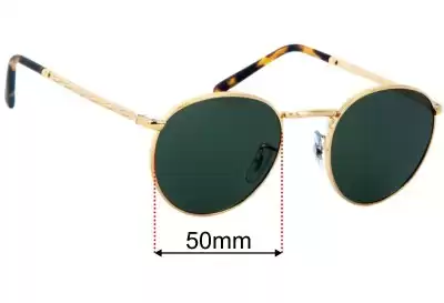 Ray-Ban RB3637 New Round Lentes de Repuesto 50mm wide 