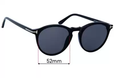 Tom Ford Aurele TF904 Replacement Lenses 52mm wide 