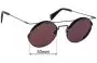 Sunglass Fix Replacement Lenses for Yohji Yamamoto YY7019 - 53mm Wide 