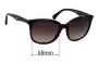 Sunglass Fix Ersatzgläser für Emporio Armani EA4157 - 55mm Wide 