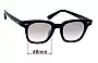 Sunglass Fix Verres de Remplacement pour Gentle Monster South Side - 48mm Wide 