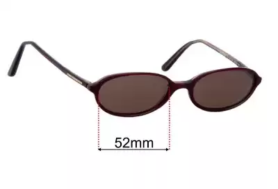 Hugo Boss HB 11526 Verres de Remplacement 52mm wide 