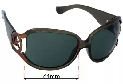 Michael Kors M6700S MK Charm Lentes de Repuesto 64mm wide 