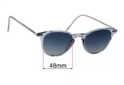 Oliver Peoples OV5361U Hanks Replacement Lenses 48mm wide 