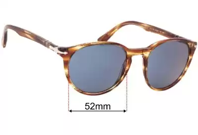 Persol 3152-S Replacement Lenses 52mm wide 