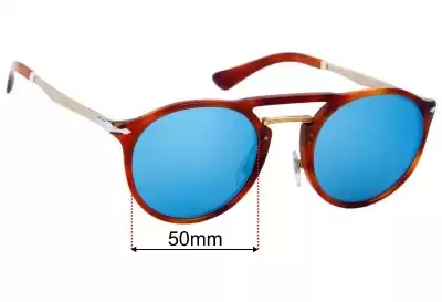Persol PO3264S Lentes de Repuesto 50mm wide 