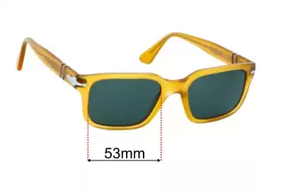 Persol PO3272S Replacement Lenses 53mm wide 