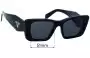 Sunglass Fix Ersatzgläser für Prada SPR08Y-F - 51mm Wide 