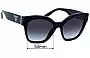 Sunglass Fix Replacement Lenses for Prada SPR17Z - 54mm Wide 