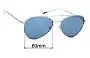 Sunglass Fix Replacement Lenses for Prada SPS50S & PS50SS - 60mm Wide 