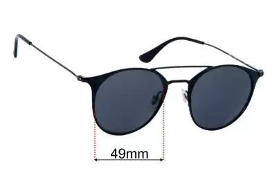 Ray-Ban RB3546 Replacement Lenses 49mm wide 