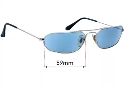 Ray-Ban RB3148 Replacement Lenses 59mm wide 