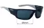 Sunglass Fix Lentes de Repuesto para Arnette Snap II AN4297 - 64mm Wide 