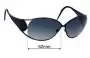 Sunglass Fix Replacement Lenses for Roberto Cavalli Alcamena 307S - 62mm Wide 