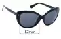Sunglass Fix Verres de Remplacement pour Prada SPR16S & PR16SS - 57mm Wide 