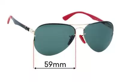 Ray-Ban RB3460 Ersatzgläser 59mm wide 
