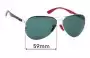 Sunglass Fix Replacement Lenses for Ray-Ban RB3460 - 59mm Wide 
