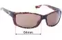 Sunglass Fix Verres de Remplacement pour Emporio Armani EA9618/S - 64mm Wide 