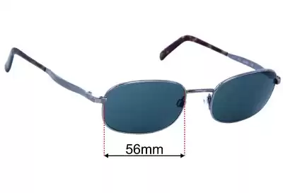 Giorgio Armani 976 Replacement Lenses 56mm wide 