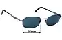 Sunglass Fix Ersatzgläser für Giorgio Armani 976 - 56mm Wide 