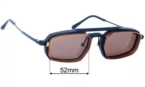 Khoty  M4222 Replacement Lenses 52mm wide 