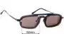 Sunglass Fix Replacement Lenses for Khoty  M4222 - 52mm Wide 