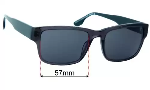 Alex Perry AP Men Sun Rx 25 Lentilles de Remplacement 57mm wide 