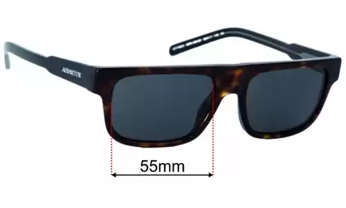 Arnette Gothboy AN4278 Replacement Lenses 55mm wide 