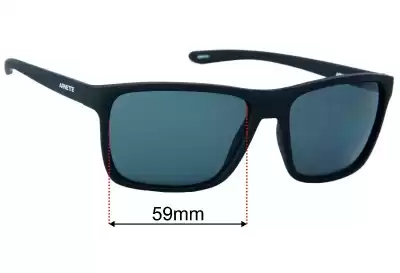 Arnette Sokatra AN4323 Replacement Lenses 59mm wide 