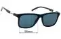 Sunglass Fix Replacement Lenses for Arnette Dude AN4276 - 56mm Wide 