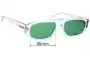 Sunglass Fix Replacement Lenses for Arnette Gullwing AN4292 - 55mm Wide 