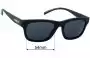 Sunglass Fix Ersatzgläser für Arnette MakeMake AN4284 - 54mm Wide 