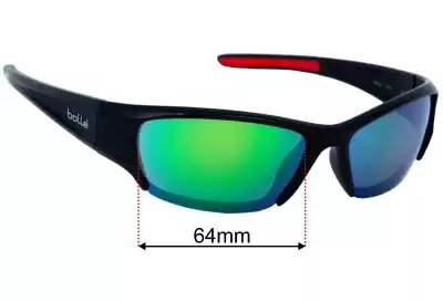 Bolle Totten Ersatzgläser 64mm wide 