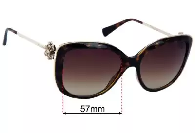 Bvlgari 6094-B Replacement Lenses 57mm wide 