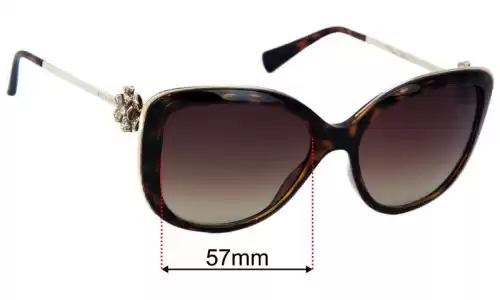 Bvlgari 6094-B Replacement Lenses 57mm wide 