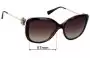 Sunglass Fix Verres de Remplacement pour Bvlgari 6094-B - 57mm Wide 