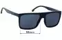 Sunglass Fix Ersatzgläser für Carrera 8055/S - 58mm Wide 