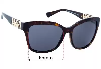 Coach HC8156Q Replacement Lenses 56mm wide 