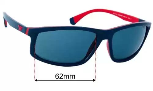 Emporio Armani EA4144 Replacement Lenses 62mm wide 