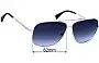 Sunglass Fix Replacement Lenses for Giorgio Armani GA 771/S - 62mm Wide 