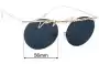 Sunglass Fix Ersatzgläser für Giorgio Armani AR 6094 - 56mm Wide 