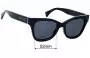 Sunglass Fix Lentes de Repuesto para Gucci GG1133S - 52mm Wide 
